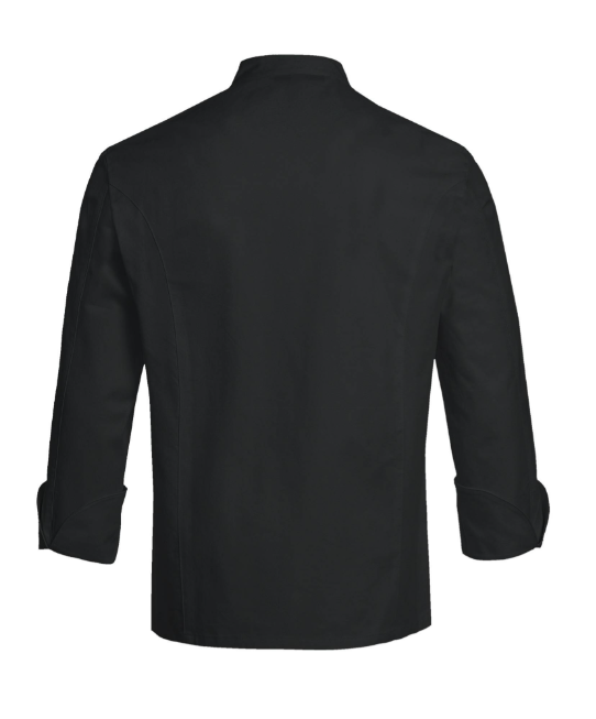 Chaqueta Chef GREIFF CLASSIC, para hombre, manga larga, negra