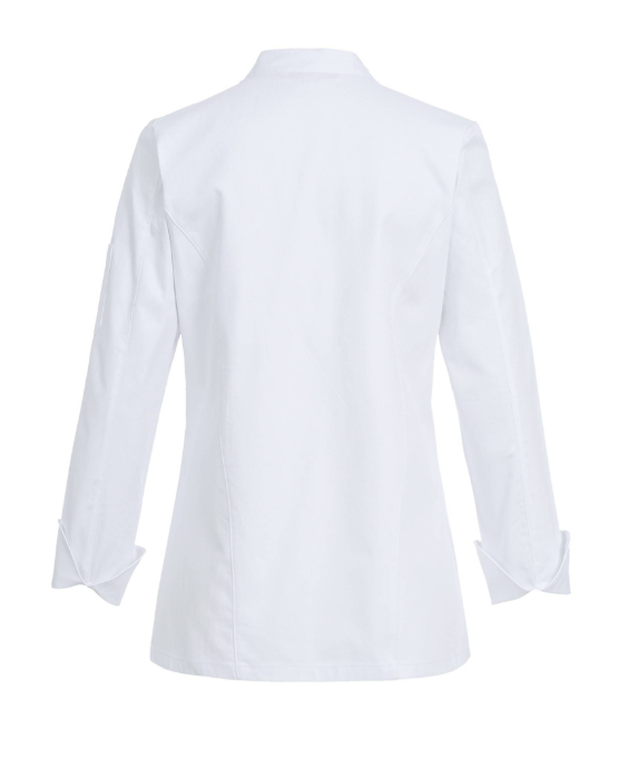 Chaqueta Chef GREIFF CLASSIC, para mujer, manga larga, blanca