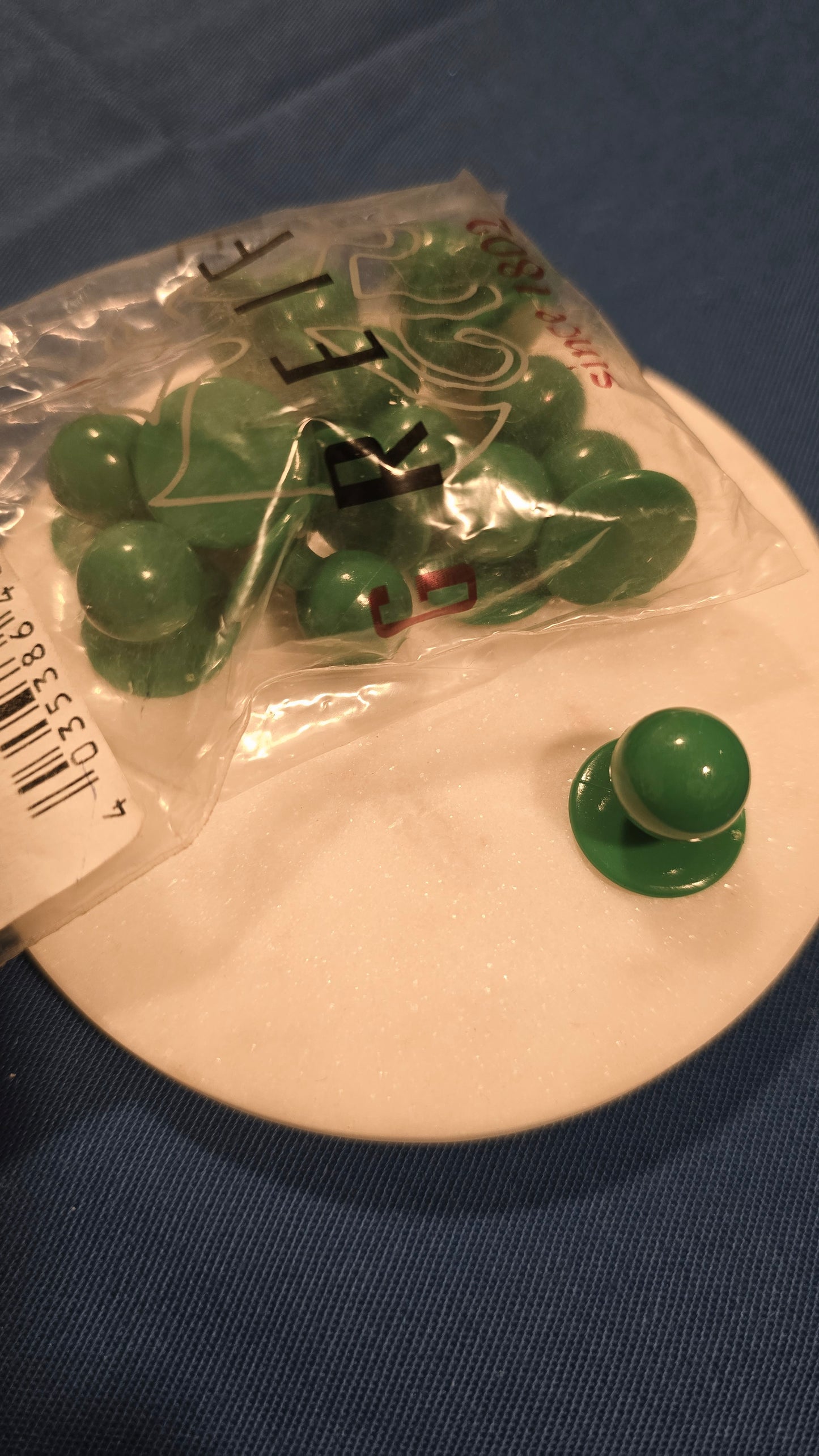 Botones de bola "VERDE"