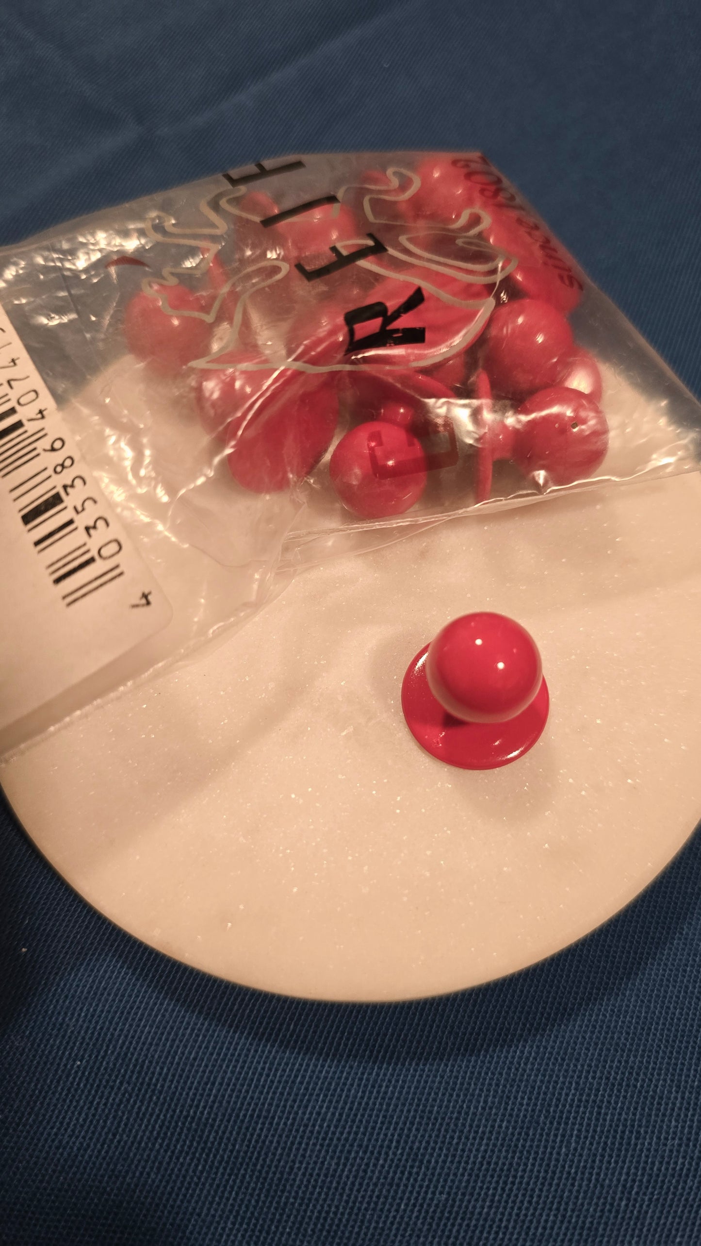 Botones de bola "ROJO"