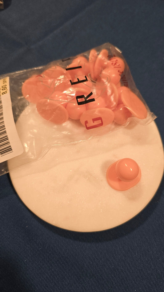 Botones de bola "APRICOT"