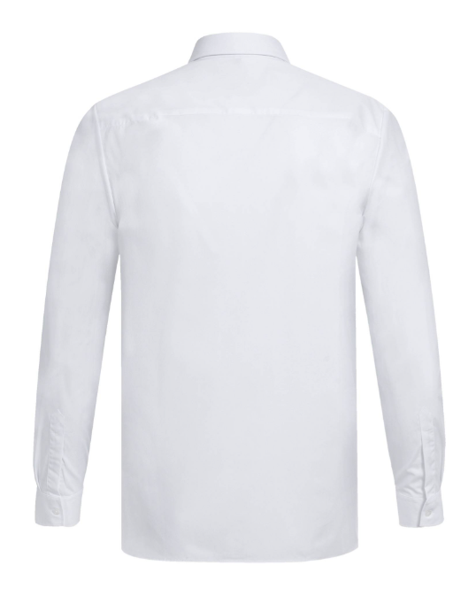 Camisa GREIFF para hombre BASIC, blanca, manga larga
