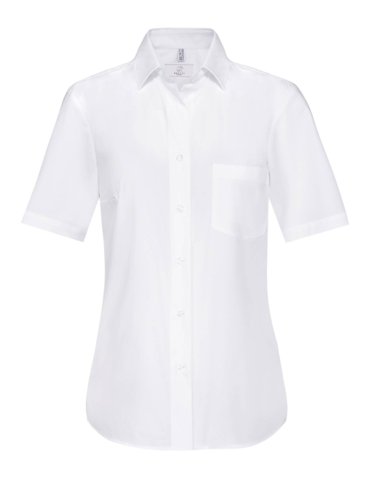 Camisa para mujer GREIFF BASIC, blanca, manga corta