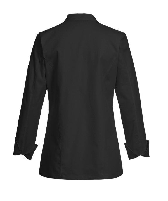 Chaqueta Chef GREIFF CLASSIC, para mujer, manga larga, negra