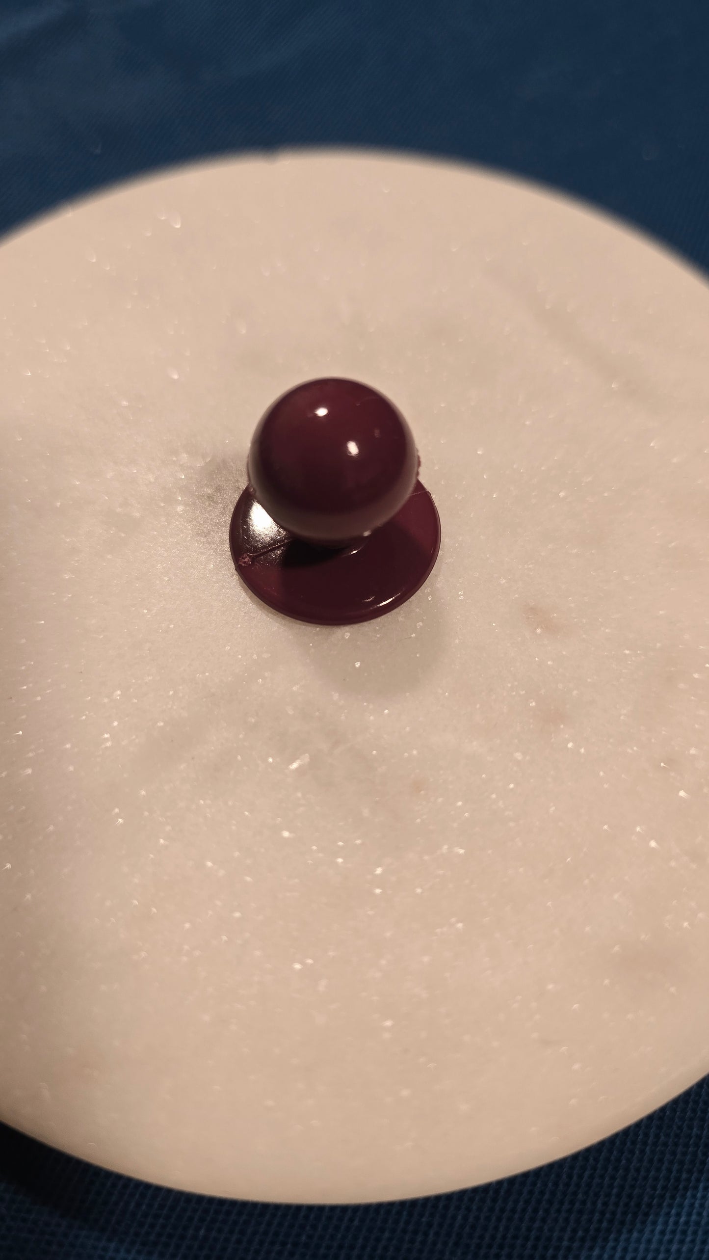 Botones de bola "BORDEAUX" (burdeos)
