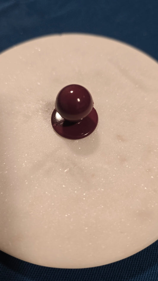 Botones de bola "BORDEAUX" (burdeos)