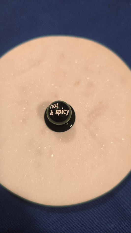 Botones de bola "HOT & SPICY" (Caliente y picante)