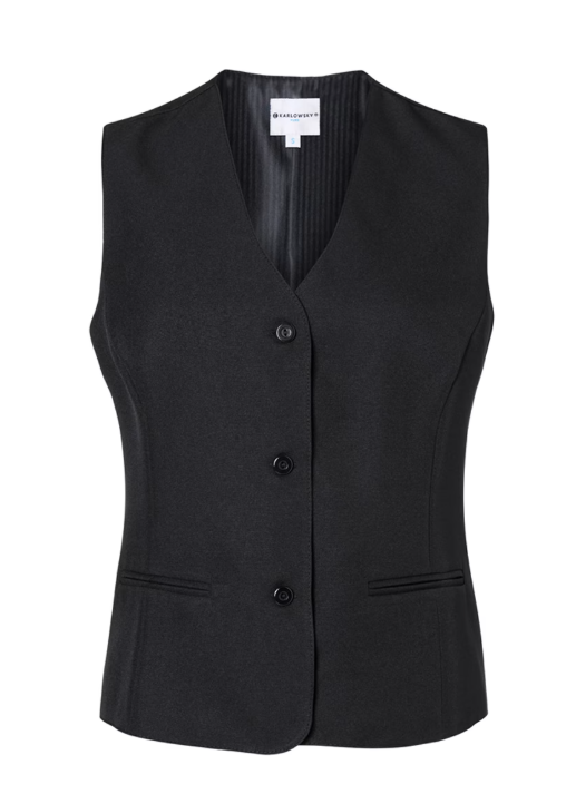KARLOWSKY Chaleco de mujer BASIC, negro