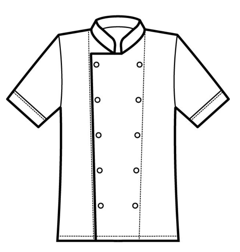 Chaqueta Chef ISACCO ENRICA, blanca