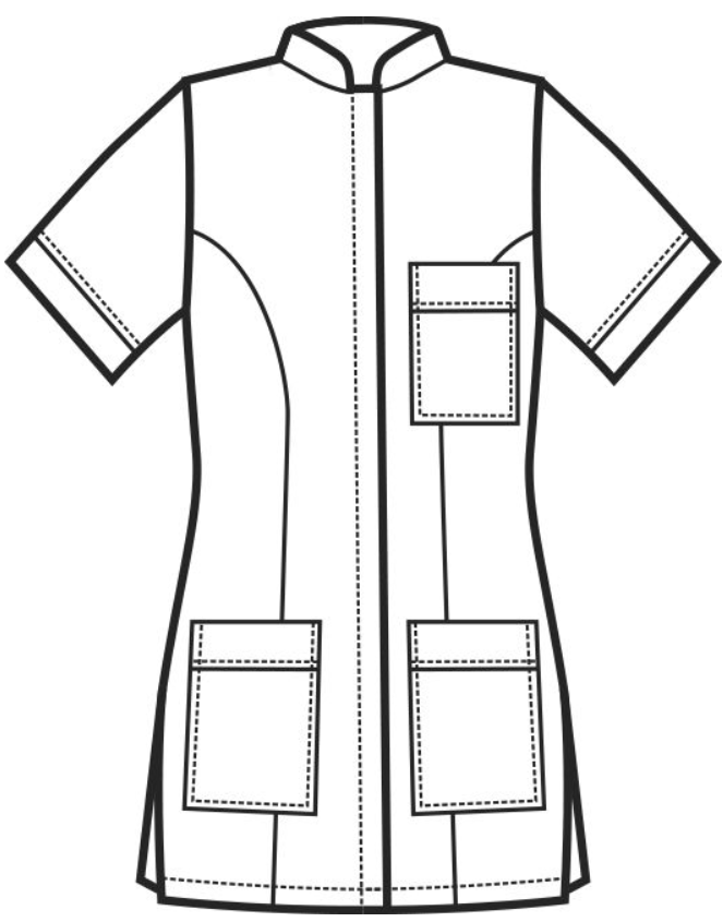 ISACCO Chaqueta para mujer PANAREA, blanca/negra
