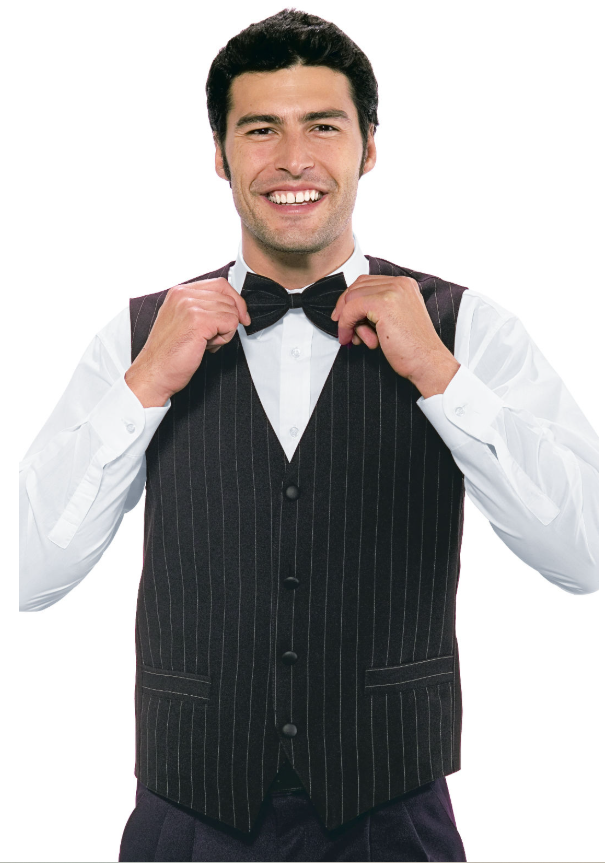 Chaleco de Hombre ISACCO LIVERPOOL, negro rayas