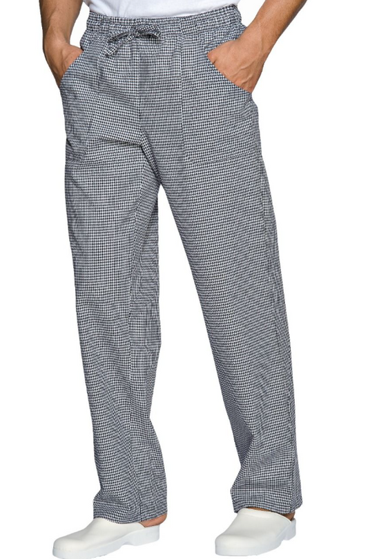 Pantalon de Chef ISACCO "PIED DE POULE", Pata Gallo