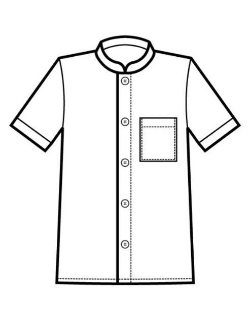 ISACCO Casaca COREANA LAVORO, para hombre, negro