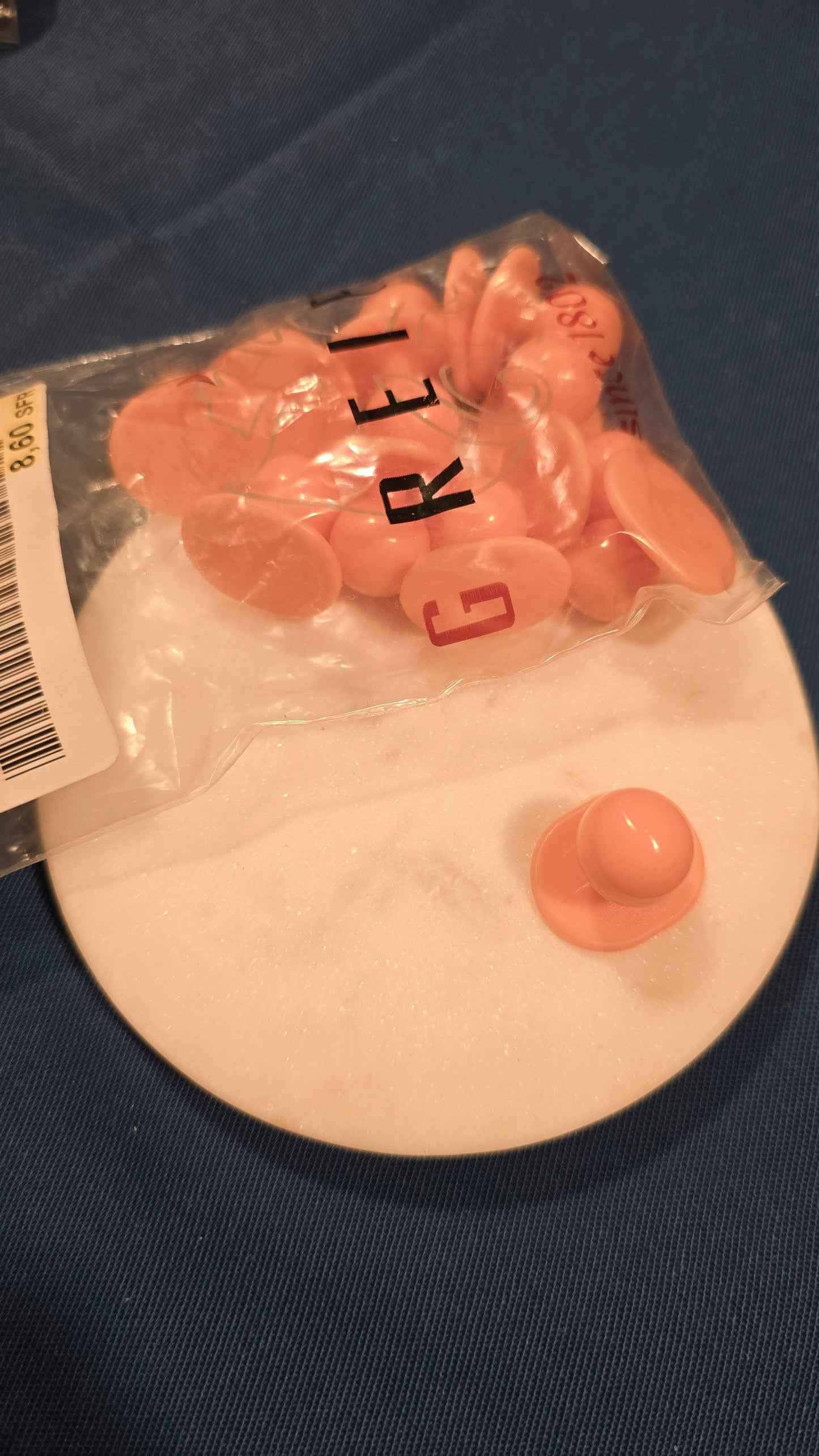Botones de bola "APRICOT"