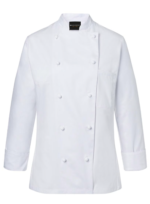 Chaqueta Chef KARLOWSKY AGATHE, para mujer, blanca