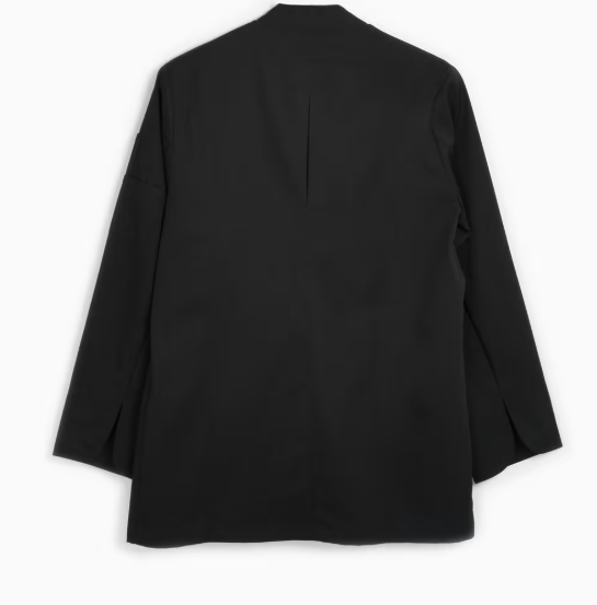 Chaqueta Chef CREYCONFE LYON, manga larga, negra