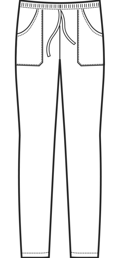 Pantalon de Chef ISACCO "MAORI 94", negro/verde