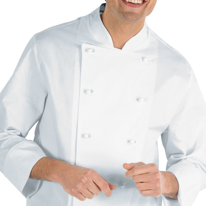 Chaqueta Chef ISACCO Livorno, blanca