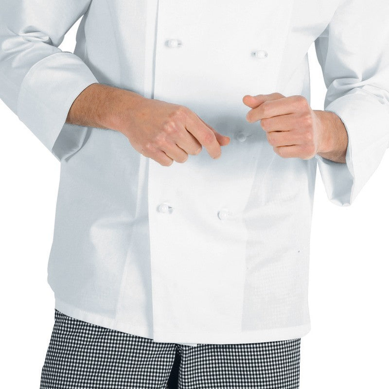 Chaqueta Chef ISACCO Livorno, blanca