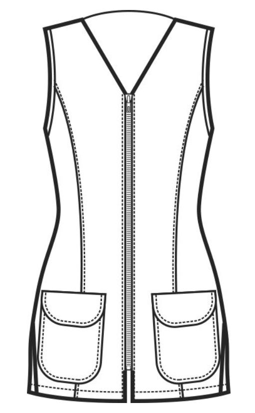 ISACCO Casaca MARAKAIBO NEW YORK, para mujer, blanca/negra letra